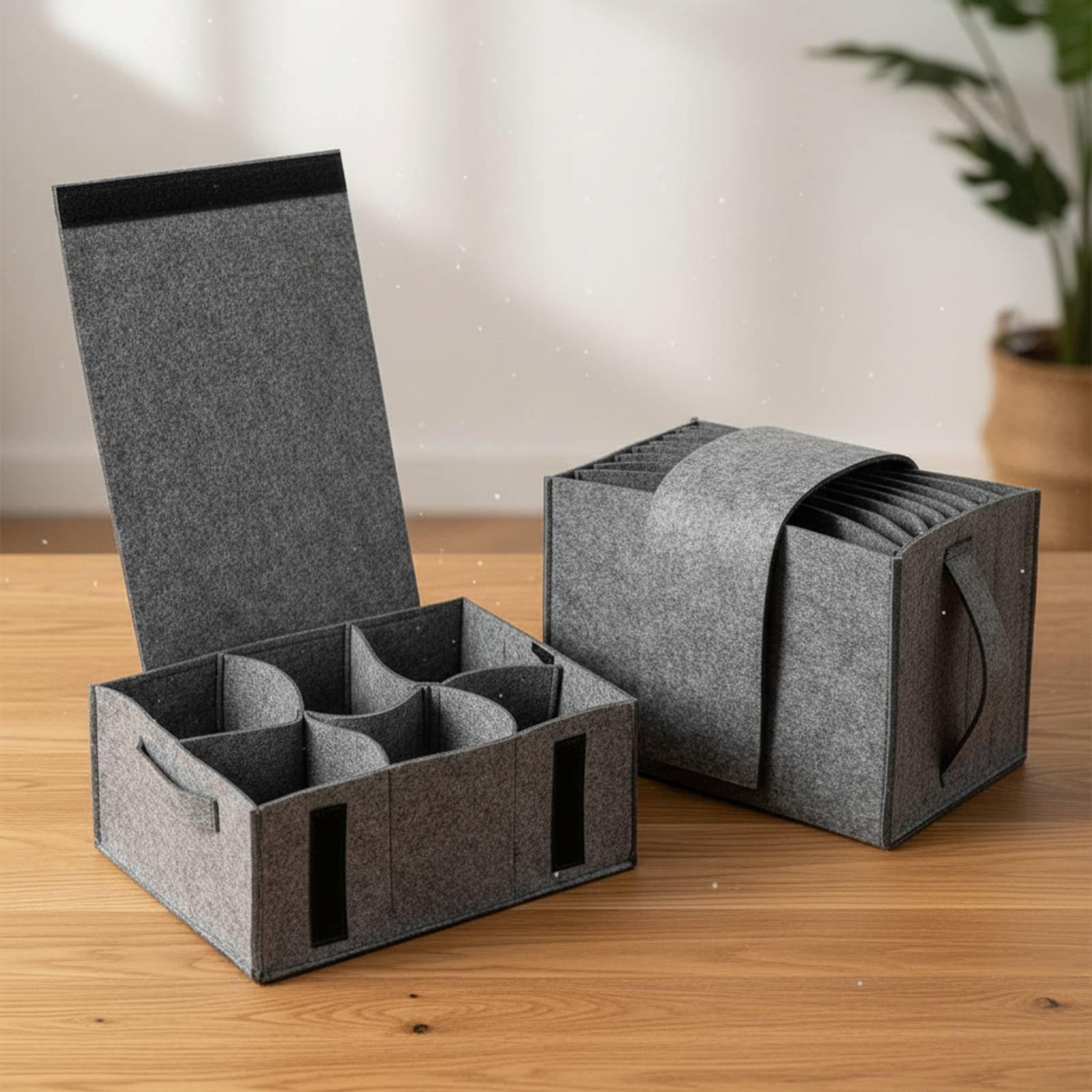 Outdoor Camping Tools - Household Felt Storage Pouch Portable Tableware