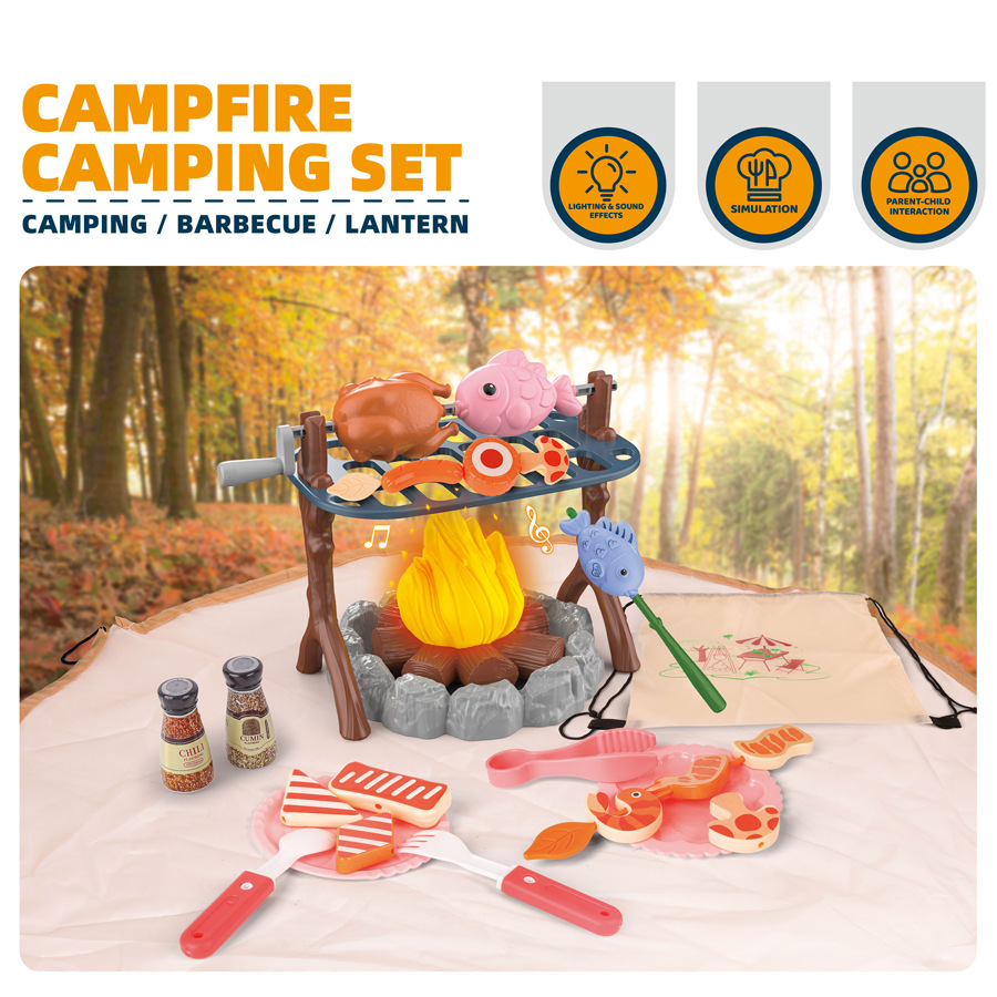 Outdoor Camping House - Kids Camping Tent Set Baby Playground