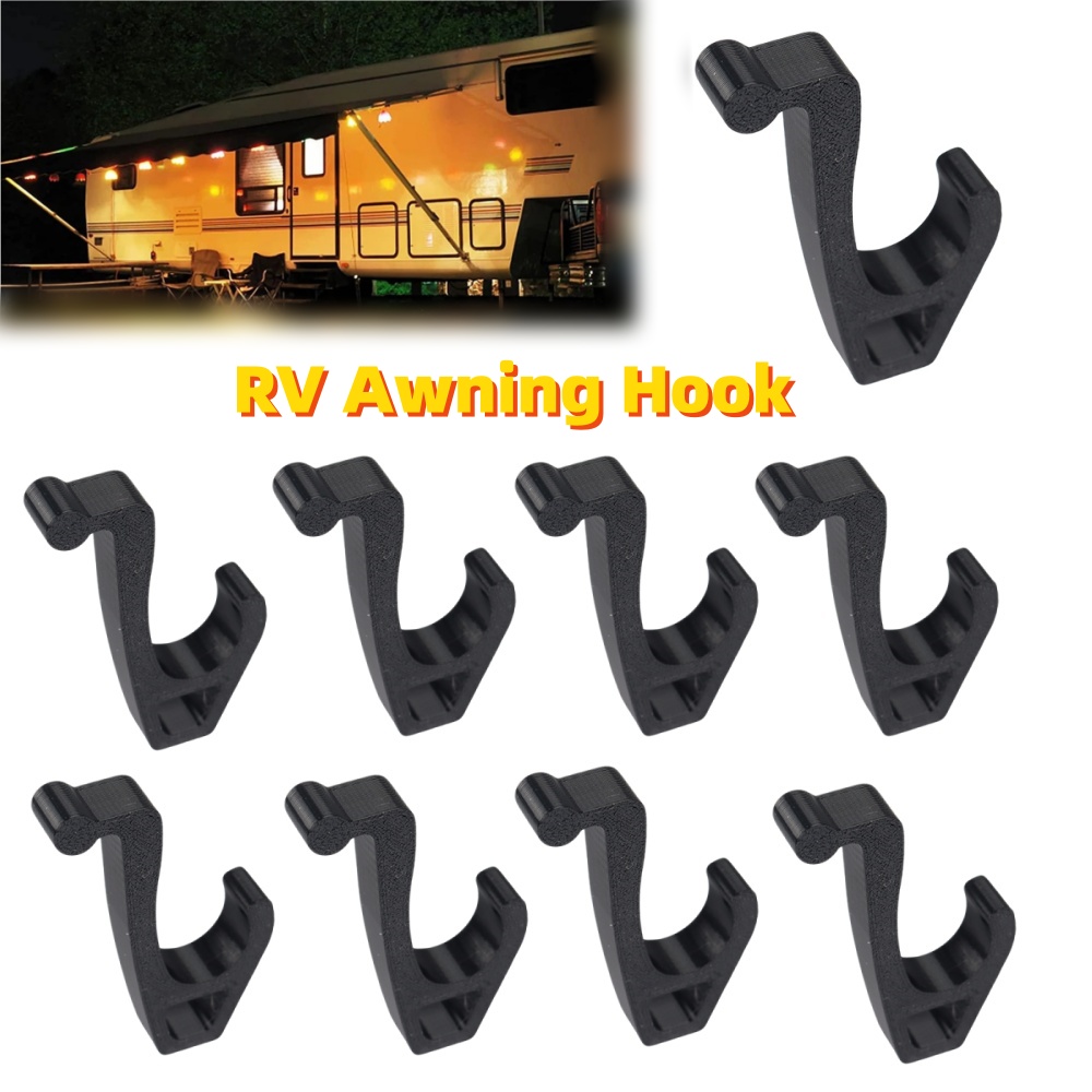 Outdoor Camping House - 1/2pcs Camping Awning Hooks Clip RV