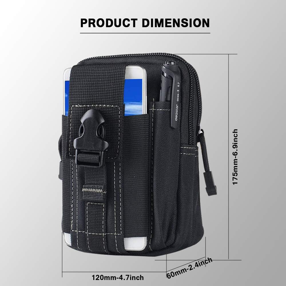 Tactical Molle Belt Pouch Mili - Outdoor Camping Tools recension och pris