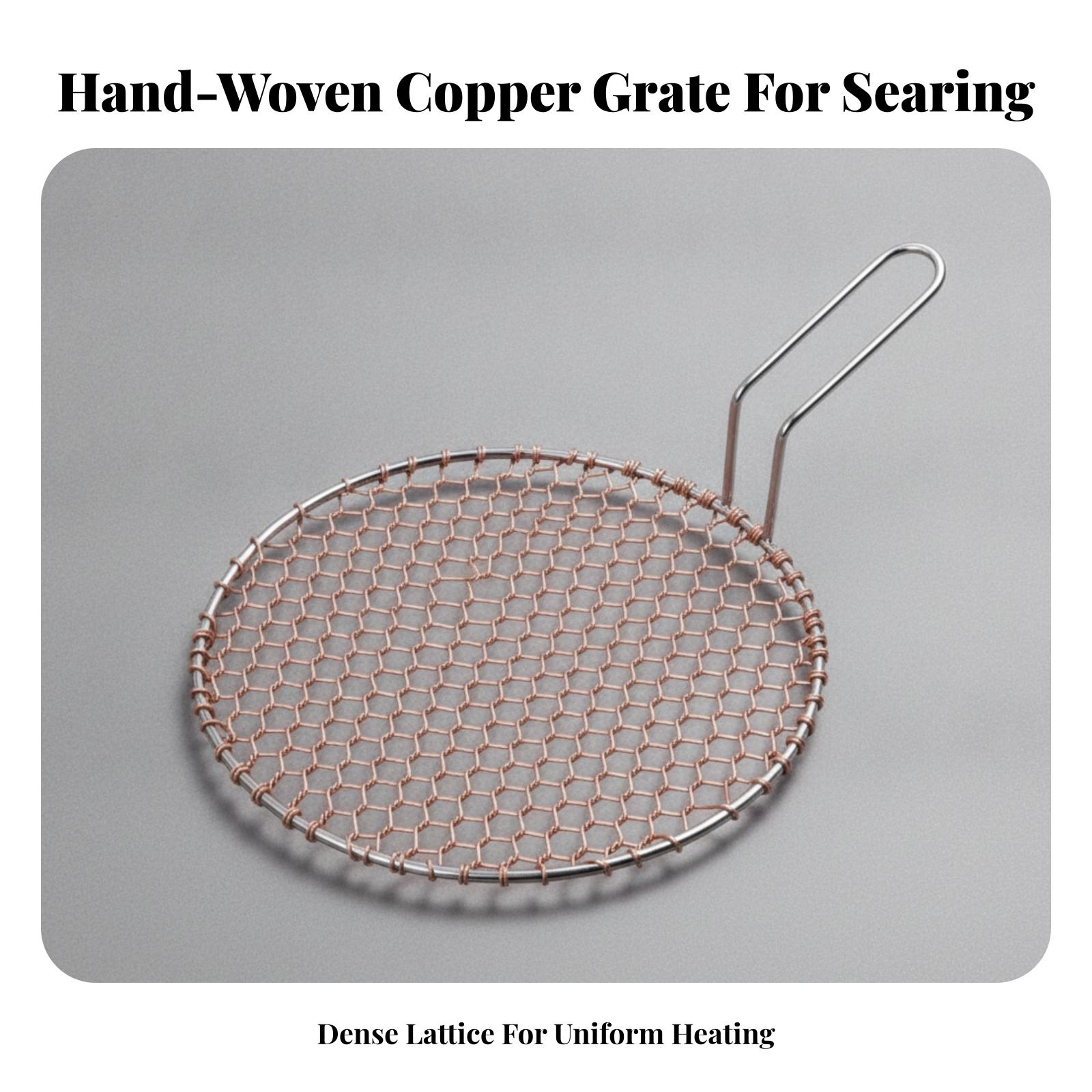 Portable Copper Mesh Round Gri - Outdoor Camping Tools recension och pris