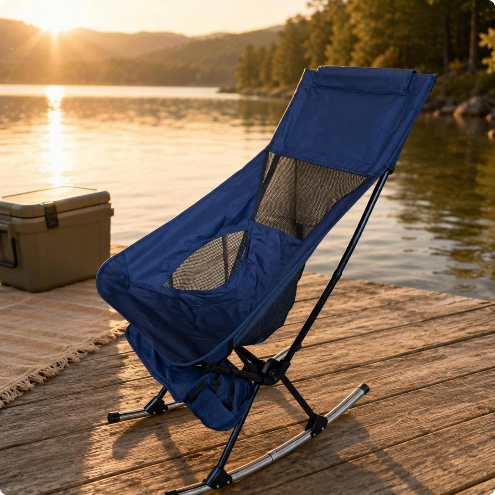 Foldable Outdoor Rocking Chair - Outdoor Camping Rocking Chair recension och pris
