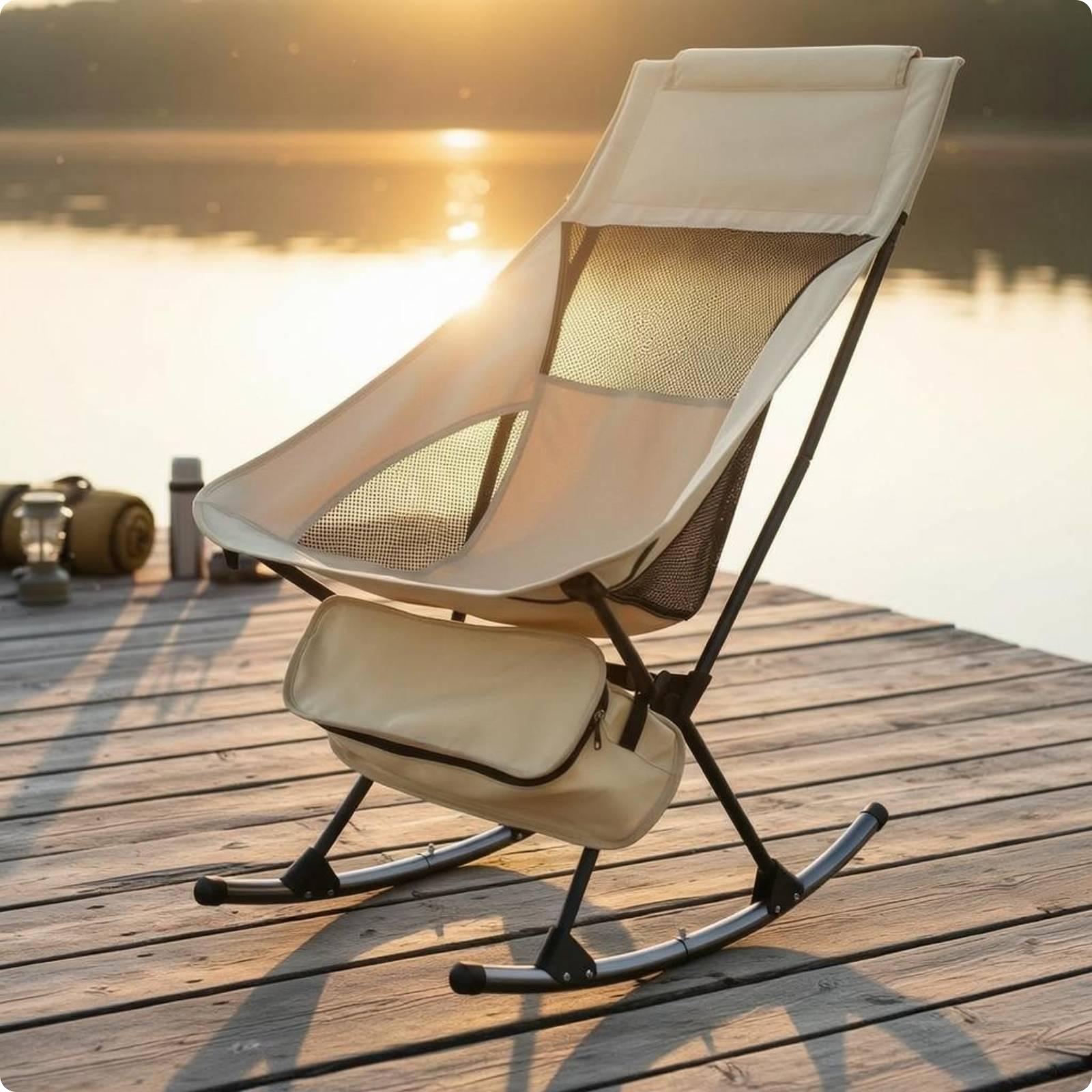 Foldable Outdoor Rocking Chair - Outdoor Camping Rocking Chair recension och pris