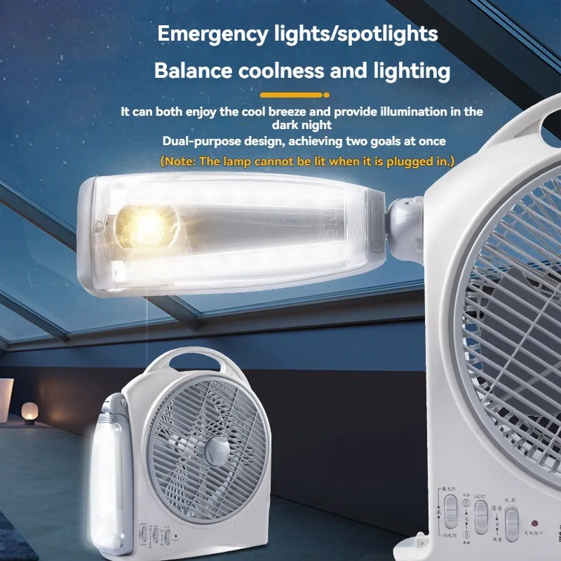 Portable 10inch Energy Saving  - Outdoor Camping Fans recension och pris