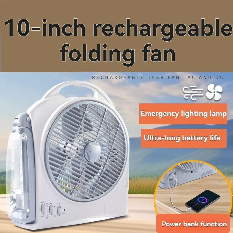 Portable 10inch Energy Saving  - Outdoor Camping Fans recension och pris