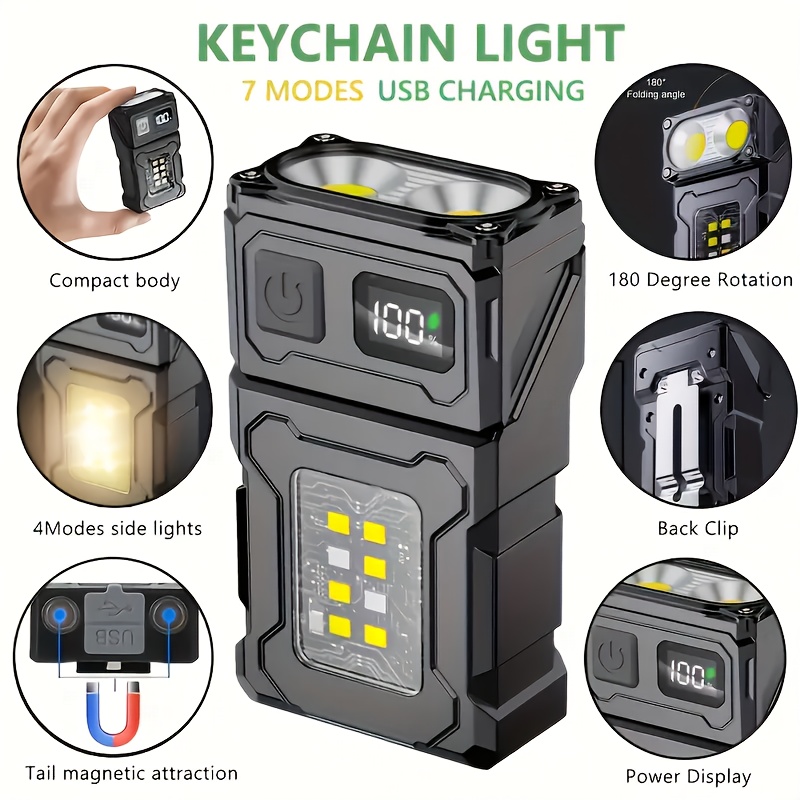 Mini Rechargeable LED Pocket F - Outdoor Camping Glamping recension och pris