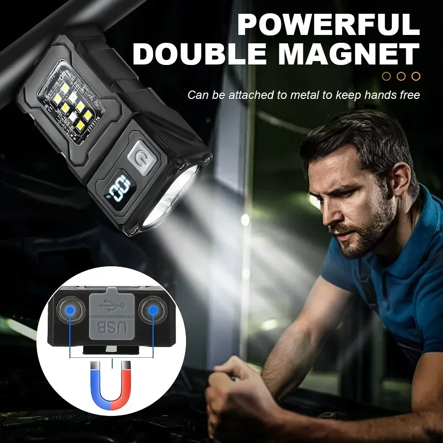 Mini Rechargeable LED Pocket F - Outdoor Camping Glamping recension och pris