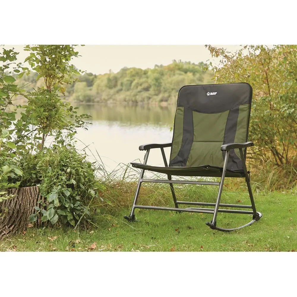 Oversized 600 lb Capacity Port - Outdoor Camping Rocking Chair recension och pris