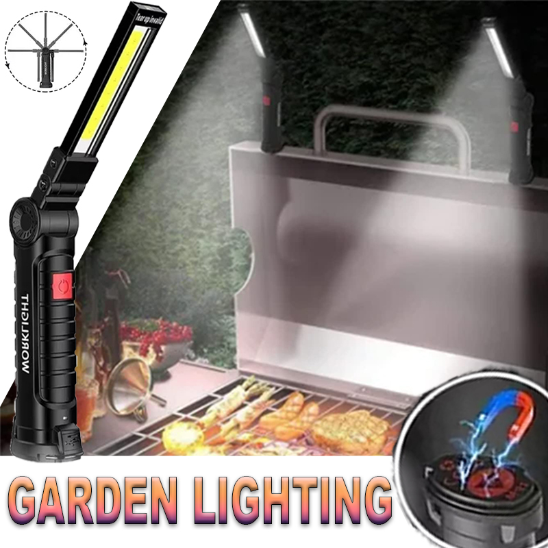 Portable LED Flashlight with M - Outdoor Camping Accessories recension och pris