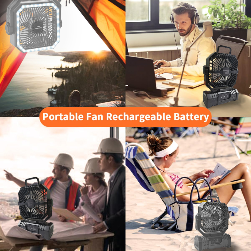 20000mAh Camping Ceiling Fan R - Outdoor Camping House recension och pris