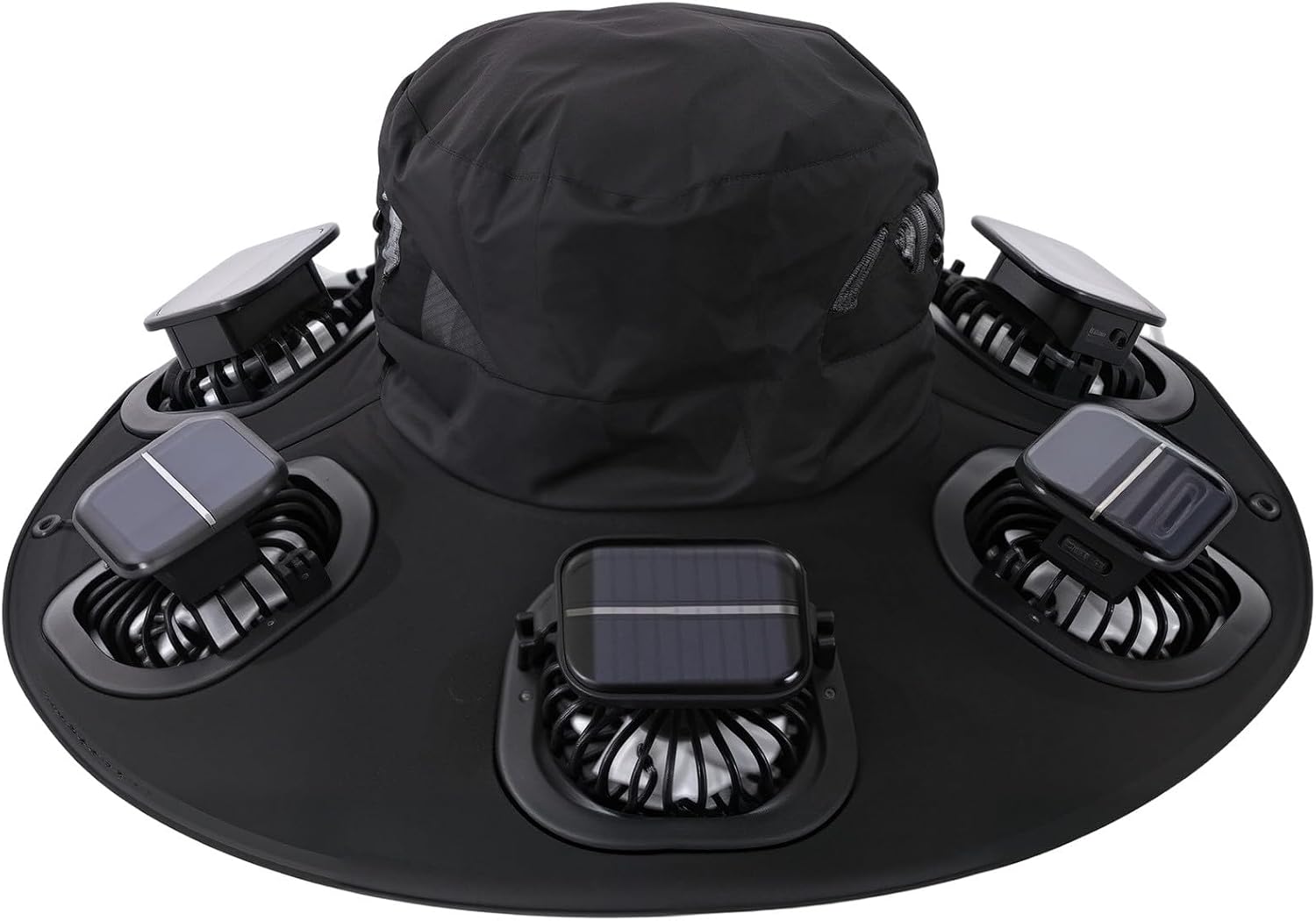 Hot 6 Fans Solar Fan Hat Breat - Outdoor Camping Fans recension och pris