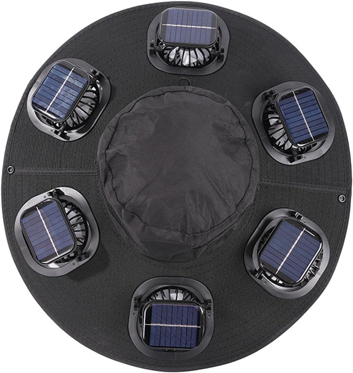 Hot 6 Fans Solar Fan Hat Breat - Outdoor Camping Fans recension och pris