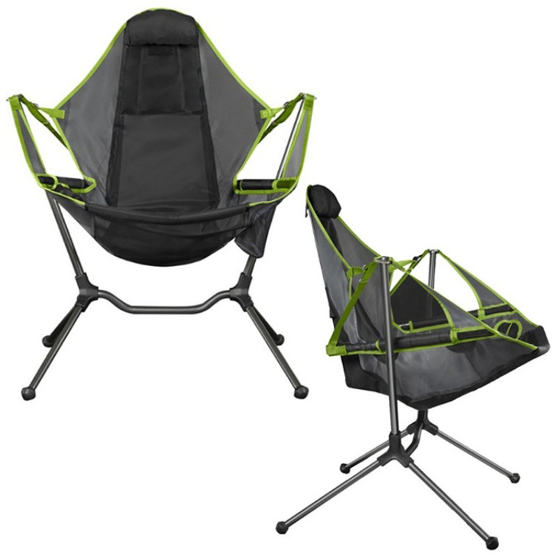 Portable Folding Camping Rocki - Outdoor Camping Rocking Chair recension och pris