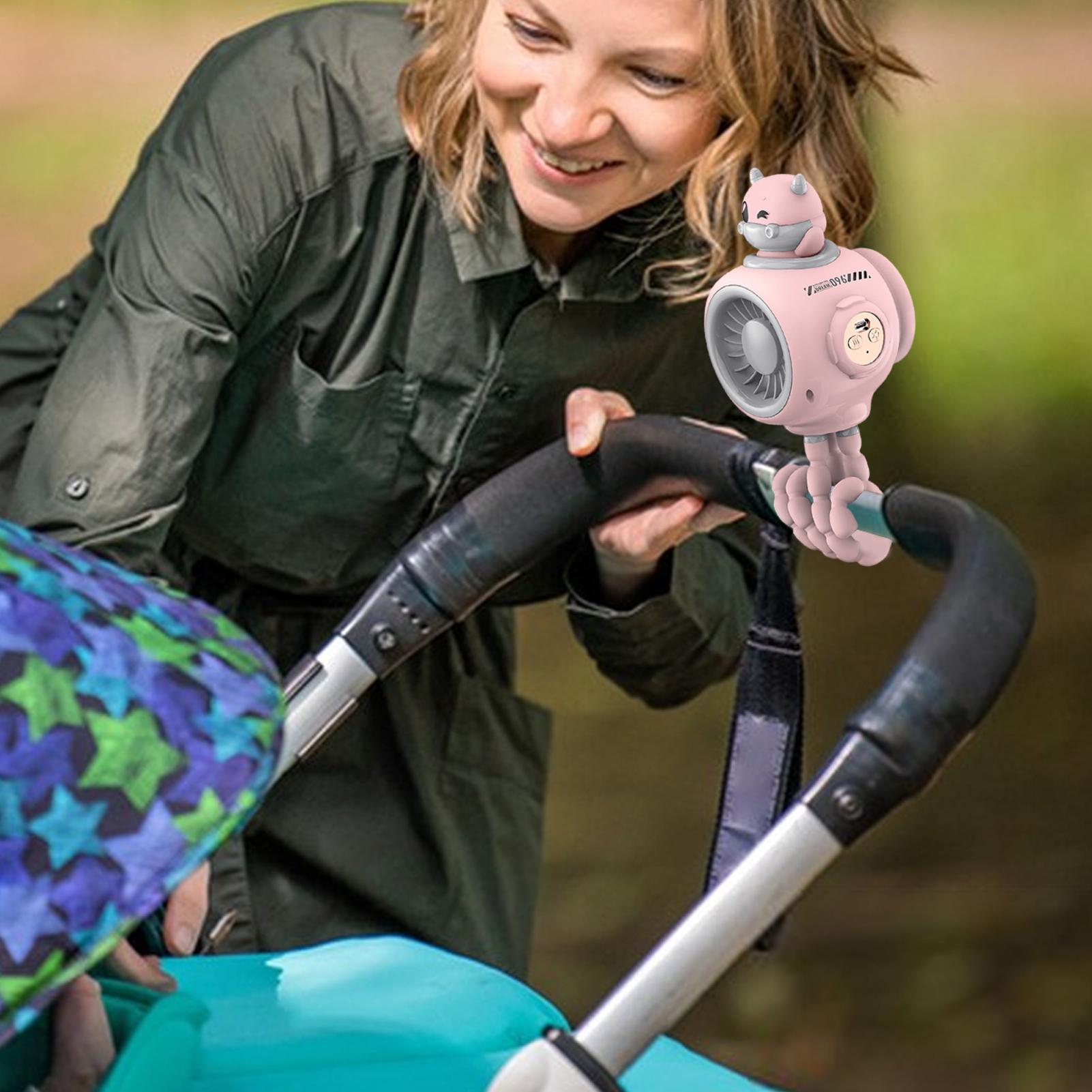 Stroller Misting Fan Clip Fan  - Outdoor Camping Fans recension och pris