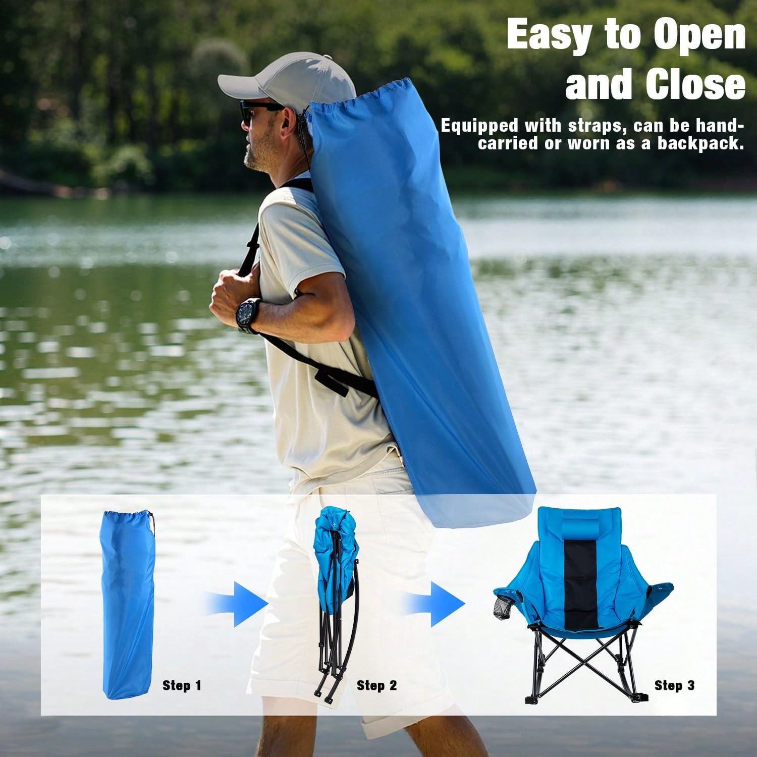 Outdoor Folding Rocking Campin - Outdoor Camping Rocking Chair recension och pris