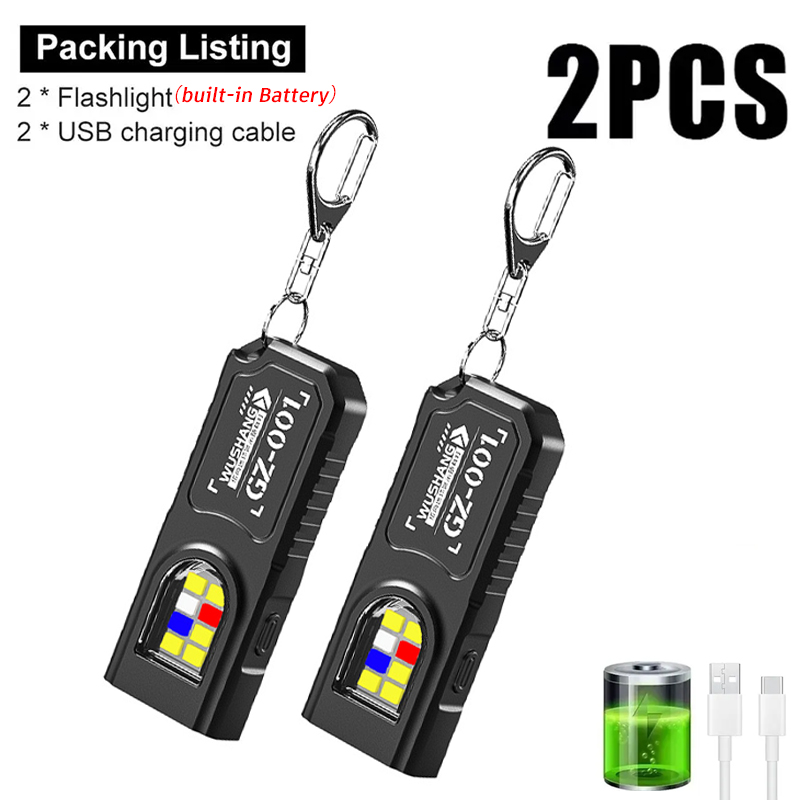 Multifunctional Keychain Flash - Outdoor Camping Glamping recension och pris