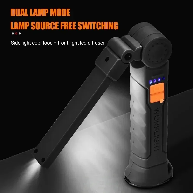 Portable COB LED Flashlight US - Outdoor Camping Accessories recension och pris