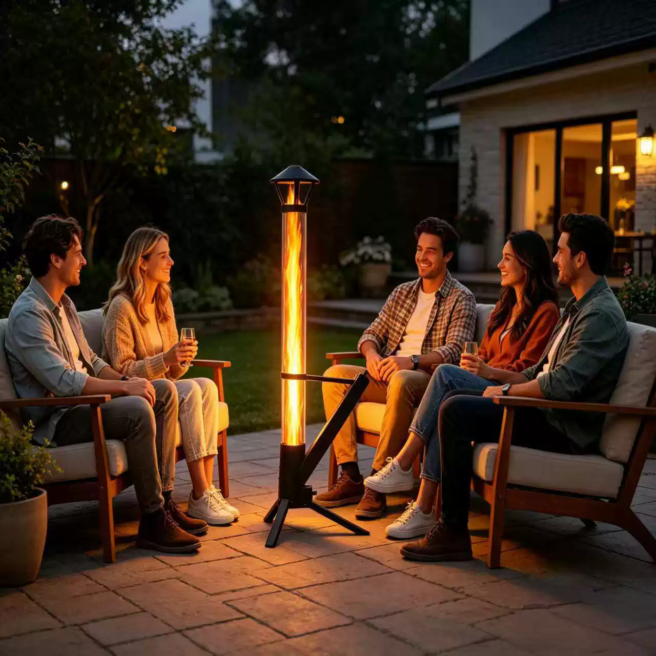 Vertical wood-burning rocket t - Outdoor Camping Wood Burning Stove recension och pris