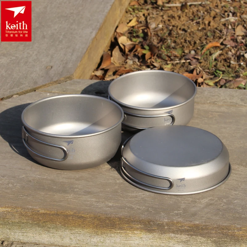 Keith 3PCS Titanium Cookware P - Outdoor Camping Uk recension och pris