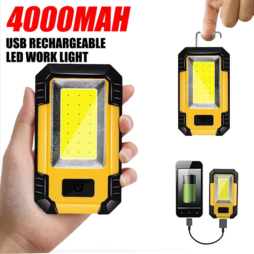 Rechargeable 4000MaH Work Ligh - Outdoor Camping Accessories recension och pris
