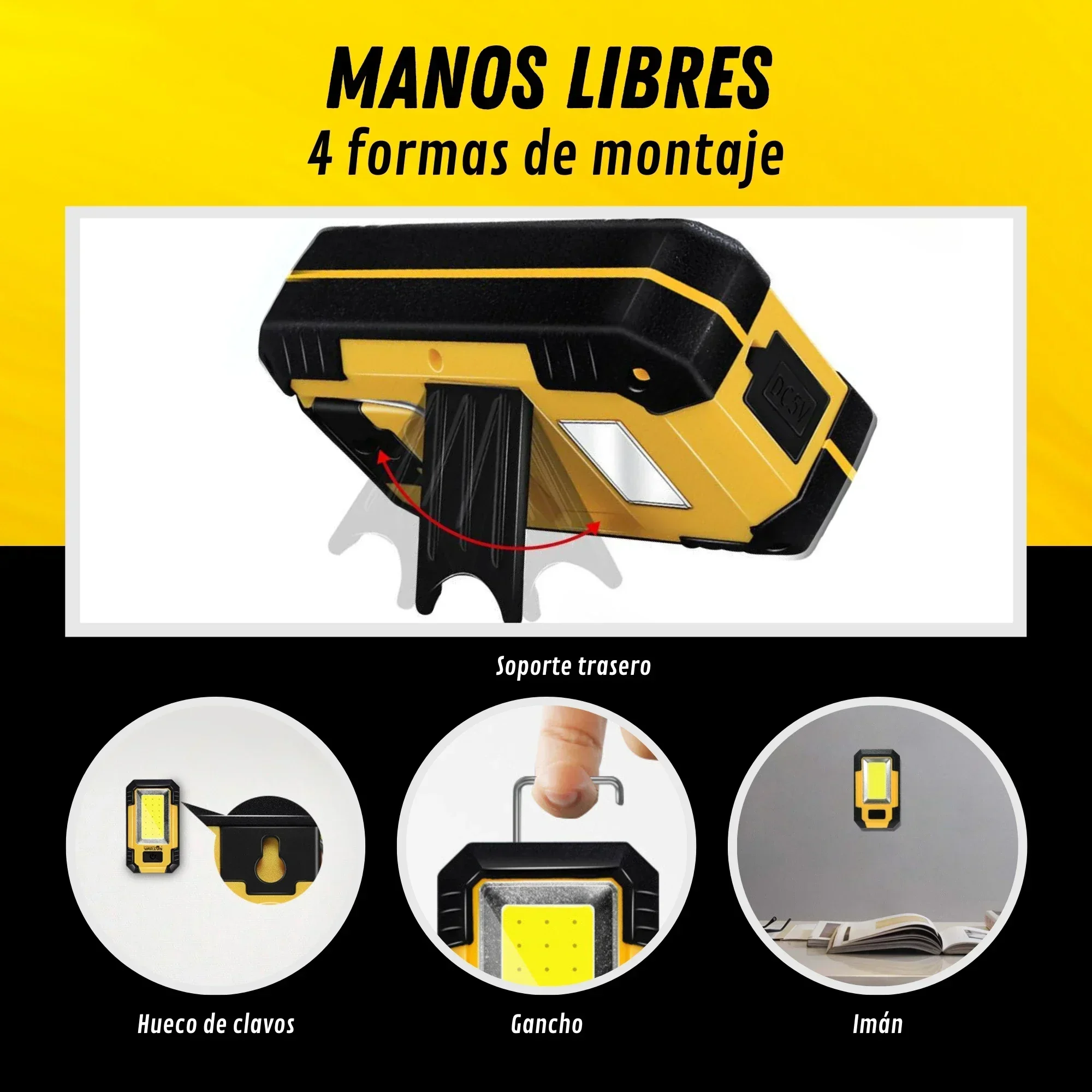 Rechargeable 4000MaH Work Ligh - Outdoor Camping Accessories recension och pris