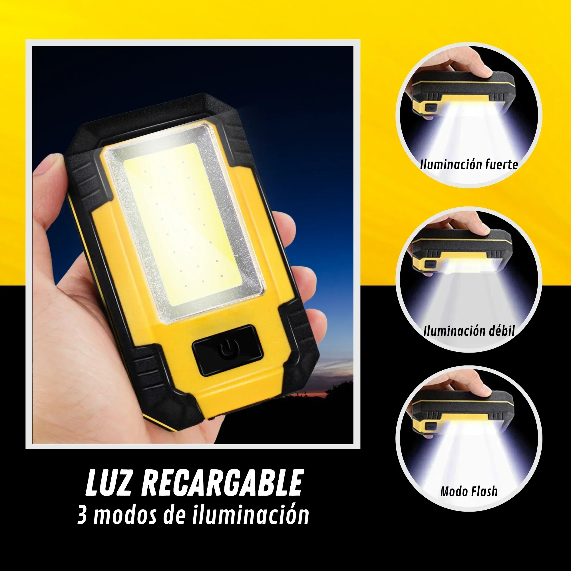 Rechargeable 4000MaH Work Ligh - Outdoor Camping Accessories recension och pris