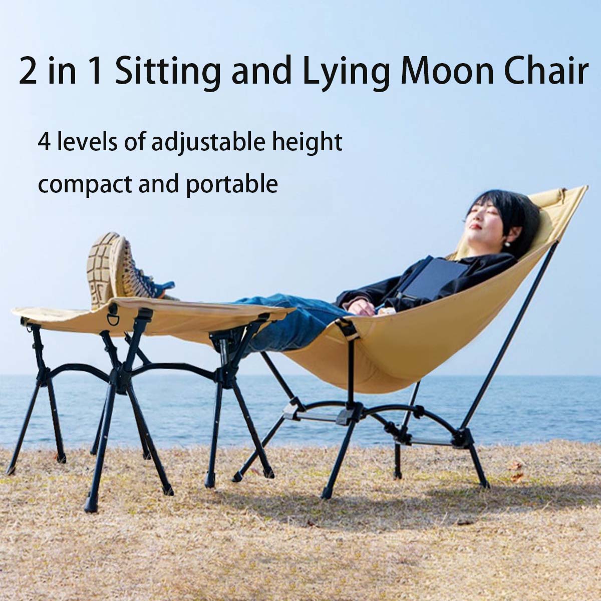 Multi-function Camping Moon Ch - Outdoor Camping Rocking Chair recension och pris