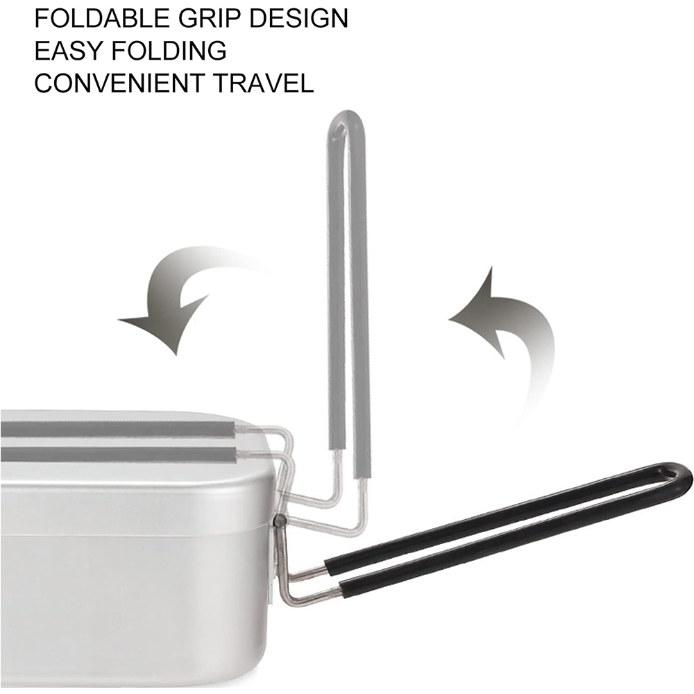 800ML Aluminum Lunch Boxes Out - Outdoor Camping Uk recension och pris