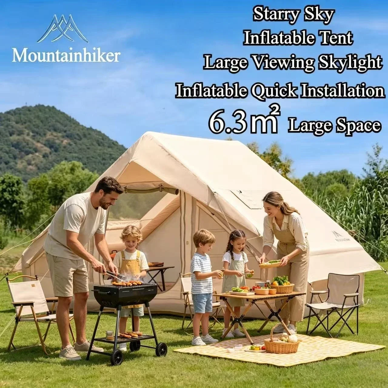 MOUNTAINHIKER Extra Large Infl - Outdoor Camping House recension och pris