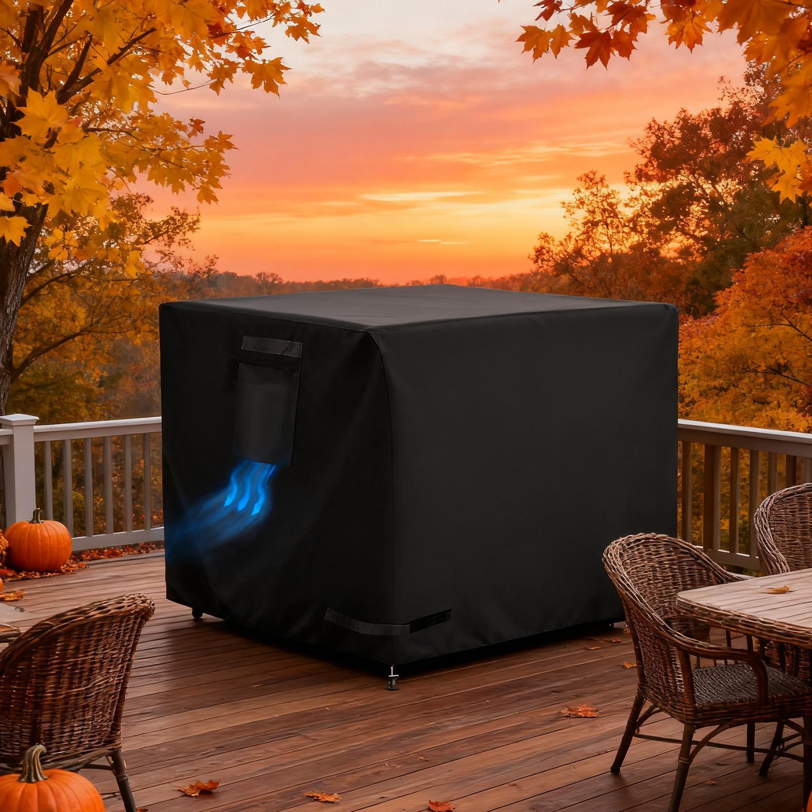 Fire Pit Cover Square 30 Inch  - Outdoor Indoor Camping recension och pris