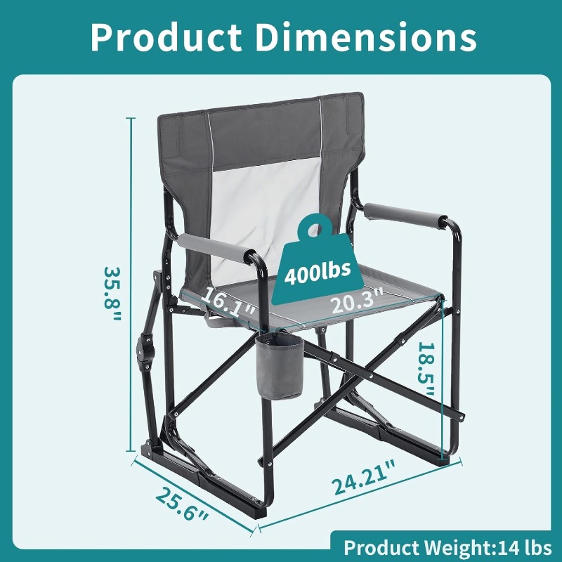 Outdoor Freestyle Rocker Campi - Outdoor Camping Rocking Chair recension och pris