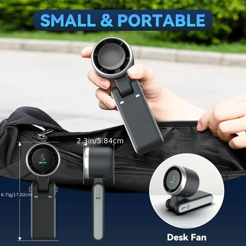 5 Speed Levels Mini Fan 3 Purp - Outdoor Camping Fans recension och pris