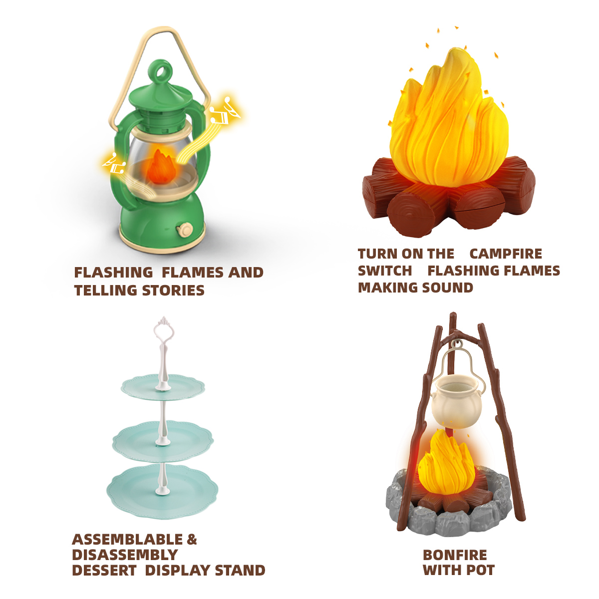 Kids Camping Set Campfire Pret - Outdoor Indoor Camping recension och pris