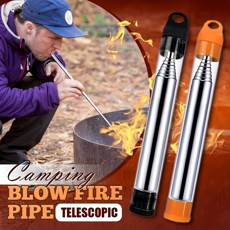 2pcs Stainless Steel Fire Blow - Travel Outdoor Camping Youtube recension och pris