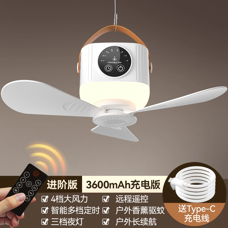 New Rechargeable Small Hanging - Outdoor Camping Fans recension och pris