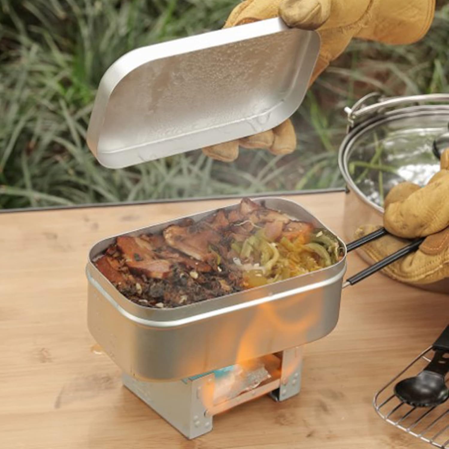 Foldable Bento Box Handle, Lun - Outdoor Camping Uk recension och pris