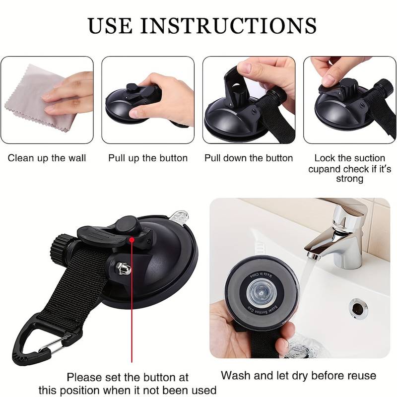 4Pcs Motorhomes Car Suction Cu - Outdoor Camping Accessories recension och pris