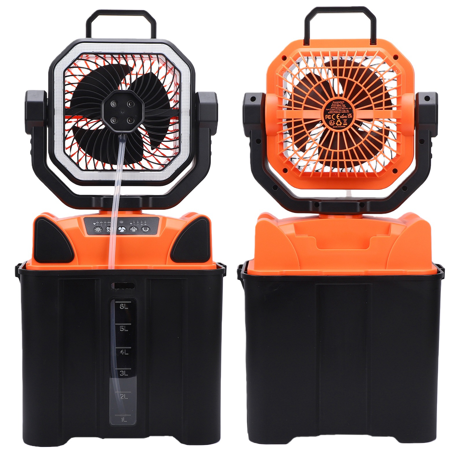 Rechargeable Camping Fan with  - Outdoor Camping Fans recension och pris