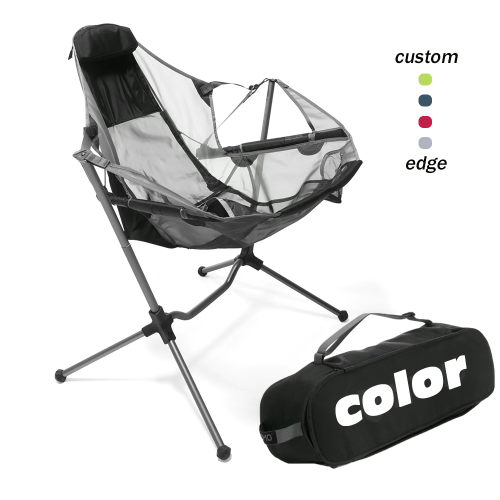 Portable Aluminum Beach Foldin - Outdoor Camping Rocking Chair recension och pris